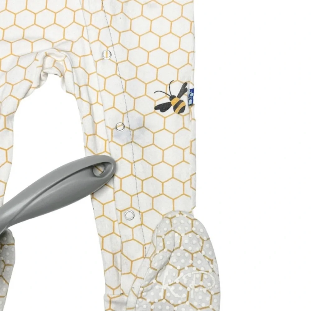 Kickee Pants Natural Honeycomb‎ Footie